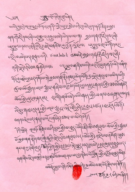 仁增尼玛法王认证第三世多杰羌佛 第2张